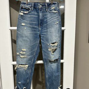Abercrombie & Fitch Annie High Rise Girlfriend Jeans Sz26/2R